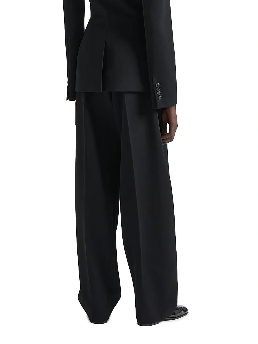 Givenchy Women's Tailored Pants in Wool - Black | Thumbnail 4 Givenchy Women's Tailored Pants in Wool - Black | Thumbnail 4