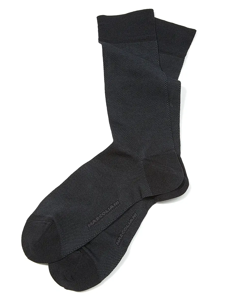 Marcoliani Cotton-Blend Dress Socks | Thumbnail 2 Marcoliani Cotton-Blend Dress Socks | Thumbnail 2