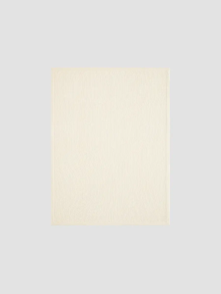 Brunello Cucinelli Cashmere Half English Rib Knit Throw | Thumbnail 2 Brunello Cucinelli Cashmere Half English Rib Knit Throw | Thumbnail 2