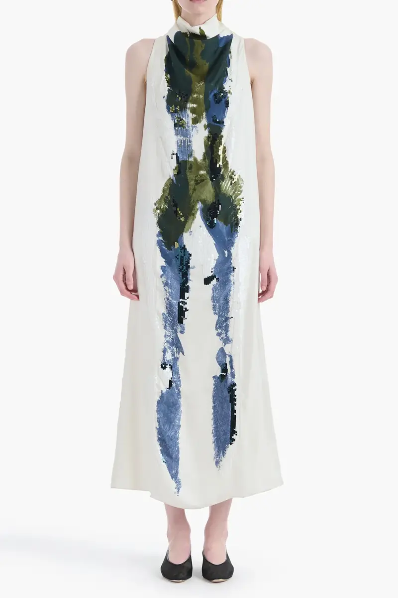 Altuzarra Noori High Neck Dress | Thumbnail 2 Altuzarra Noori High Neck Dress | Thumbnail 2