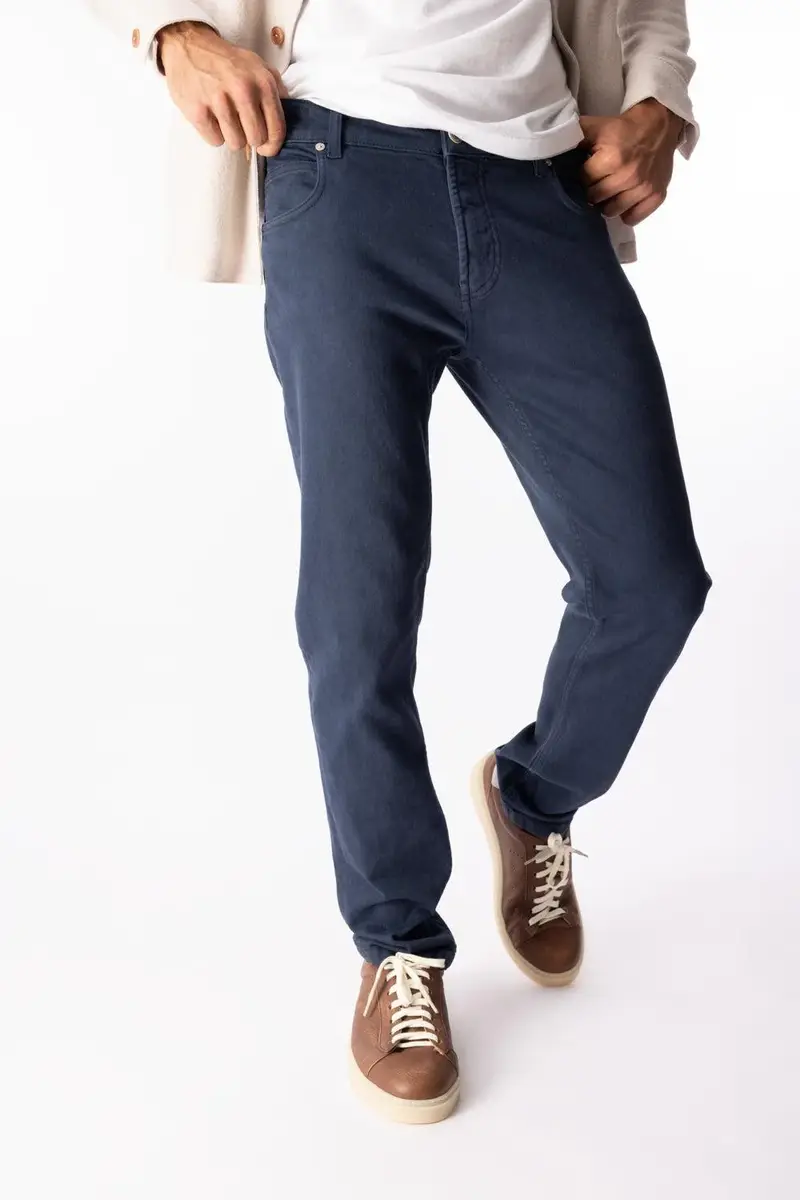 ELEVENTY 5 Pocket Pant - Blue | Thumbnail 3 ELEVENTY 5 Pocket Pant - Blue | Thumbnail 3