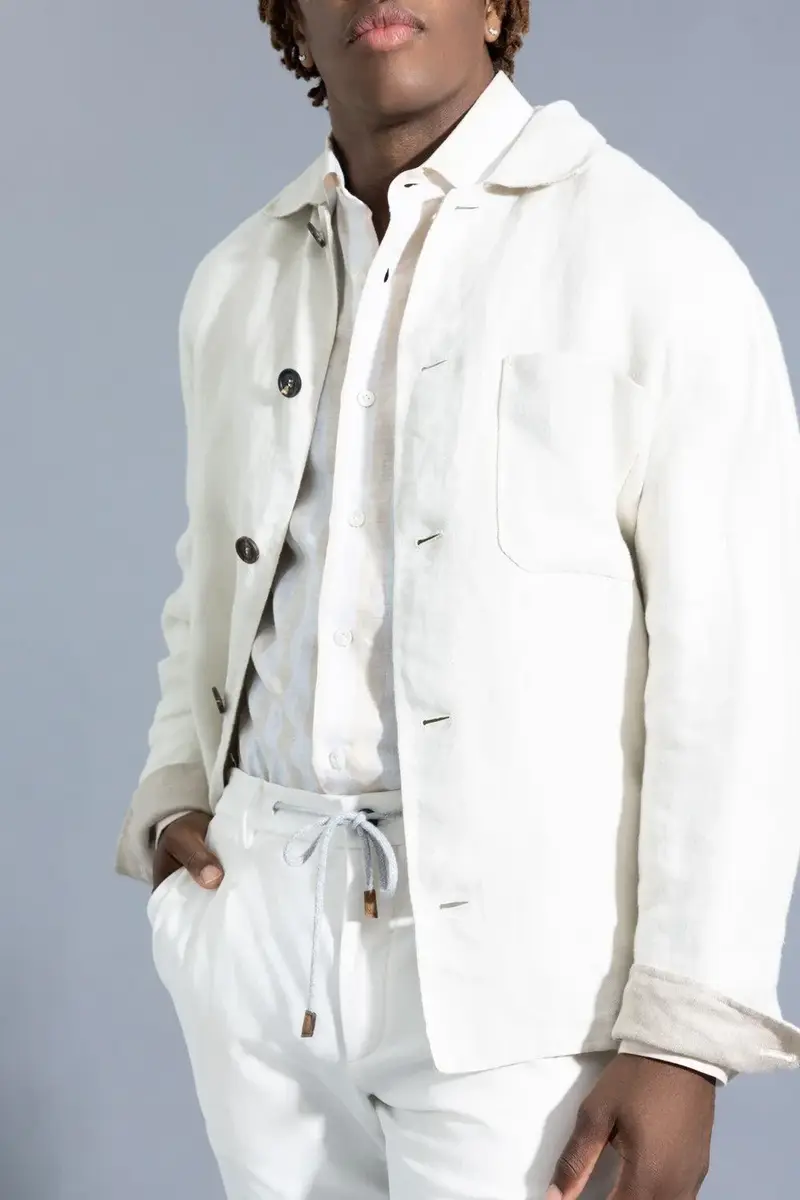 ELEVENTY Button Front Overshirt | Thumbnail 3 ELEVENTY Button Front Overshirt | Thumbnail 3