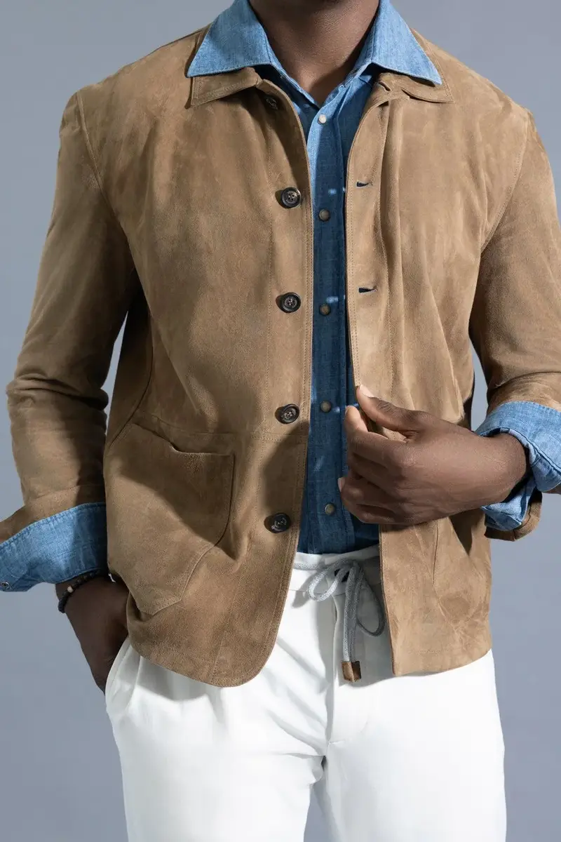 ELEVENTY Classic Button Front Shirt - Brown | Thumbnail 3 ELEVENTY Classic Button Front Shirt - Brown | Thumbnail 3