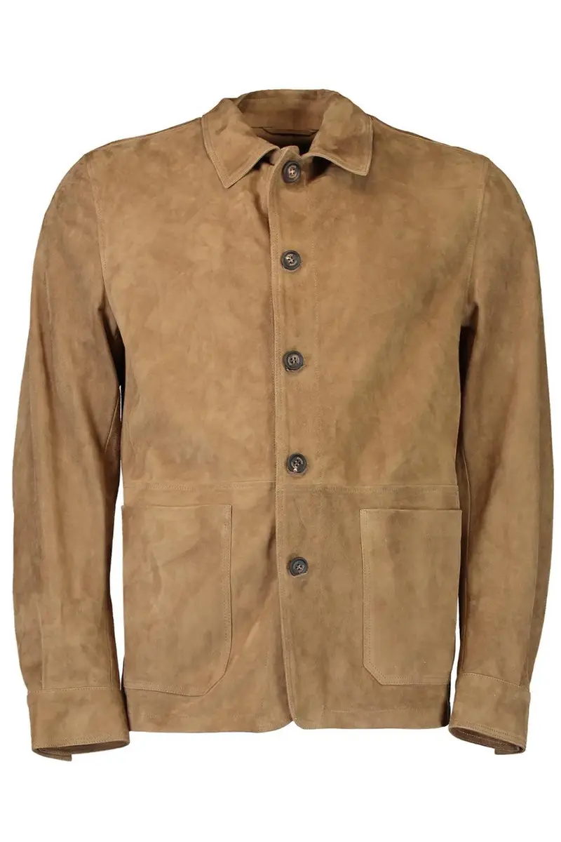 ELEVENTY Classic Button Front Shirt - Brown | Image 1 ELEVENTY Classic Button Front Shirt - Brown | Image 1