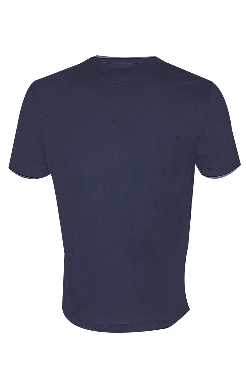 ELEVENTY Crewneck Tee - Blue Light Gray | Thumbnail 5 ELEVENTY Crewneck Tee - Blue Light Gray | Thumbnail 5