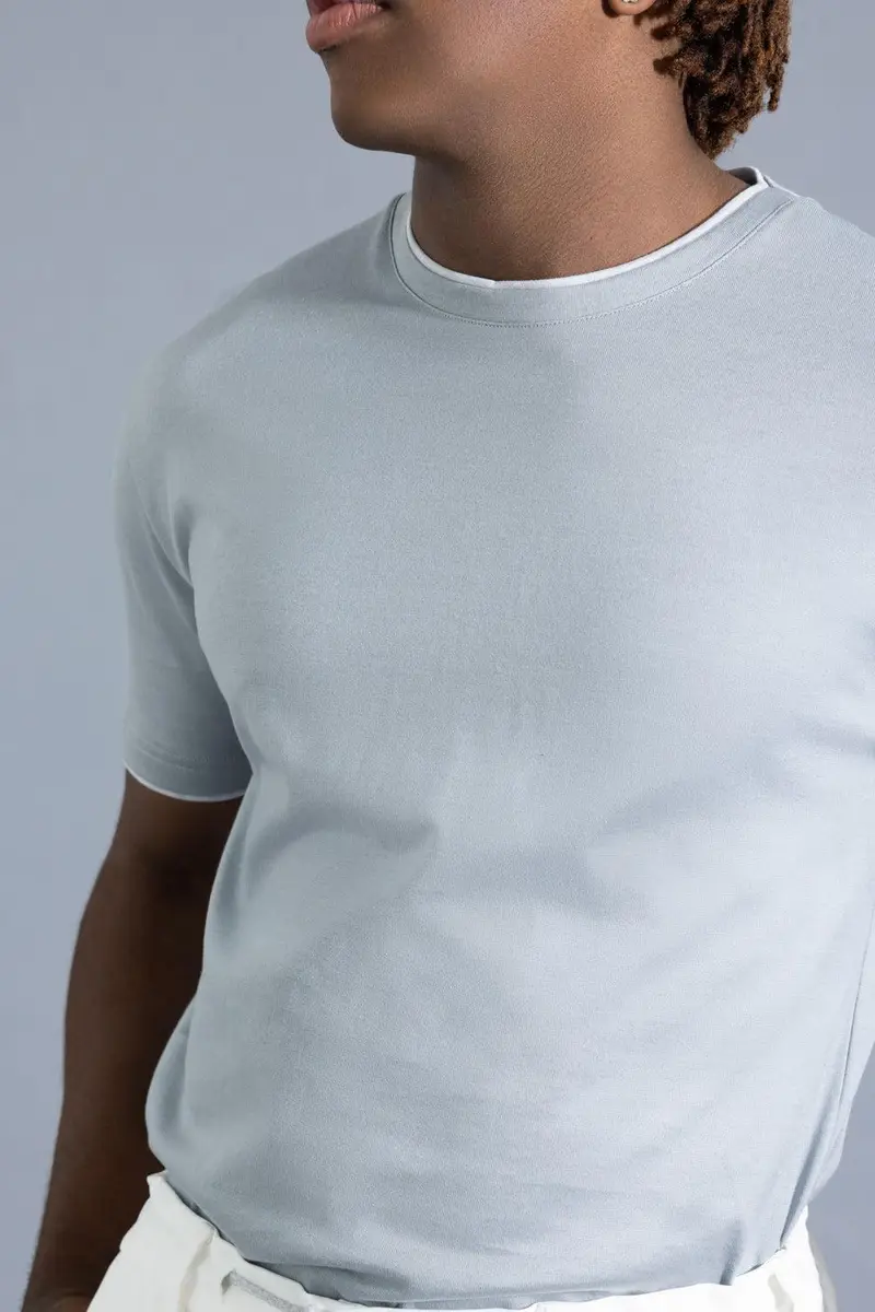 ELEVENTY Crewneck Tee - Zucchero | Thumbnail 3 ELEVENTY Crewneck Tee - Zucchero | Thumbnail 3