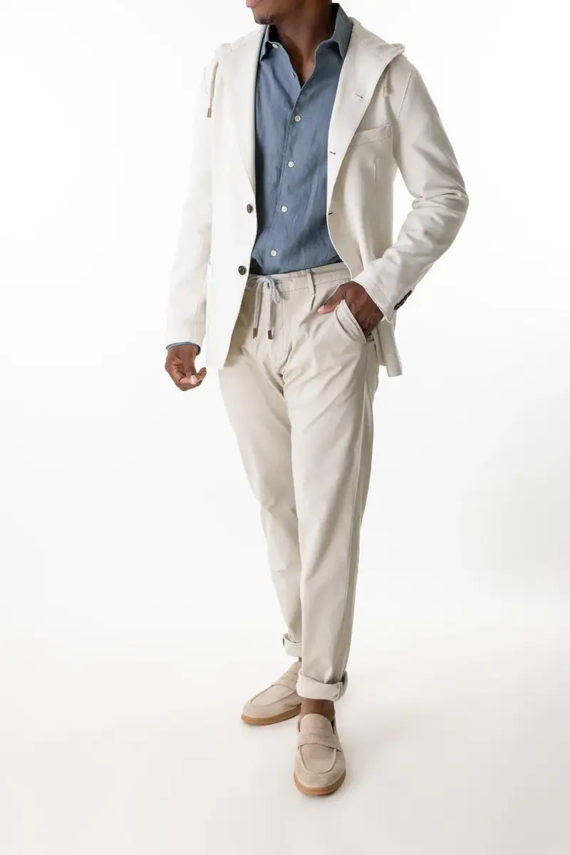 ELEVENTY Hooded Blazer - Sand | Thumbnail 2 ELEVENTY Hooded Blazer - Sand | Thumbnail 2