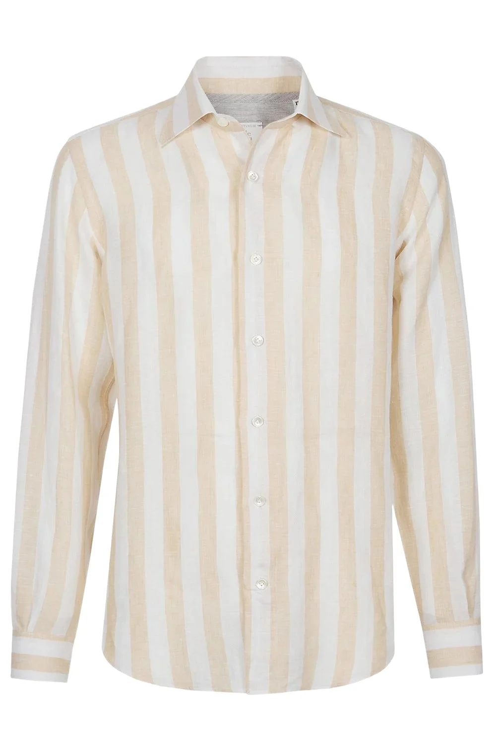Long Sleeve Linen Shirt - Coriander