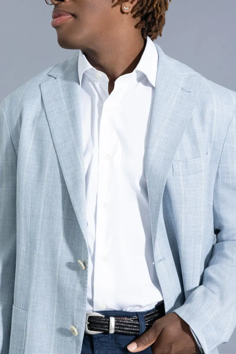 ELEVENTY Long Sleeve Stretch Shirt | Thumbnail 3 ELEVENTY Long Sleeve Stretch Shirt | Thumbnail 3