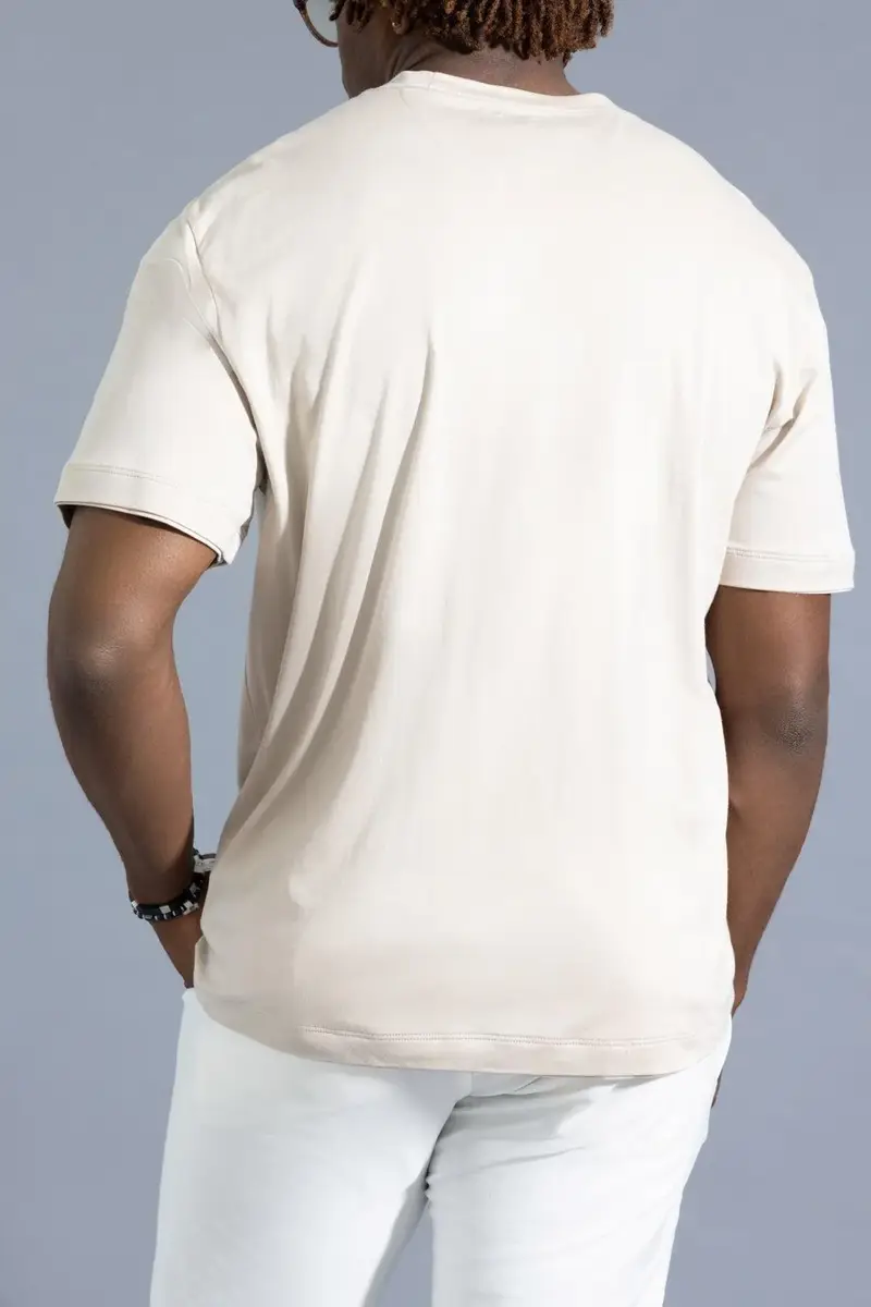 ELEVENTY Pocket Tee - Camel | Thumbnail 4 ELEVENTY Pocket Tee - Camel | Thumbnail 4