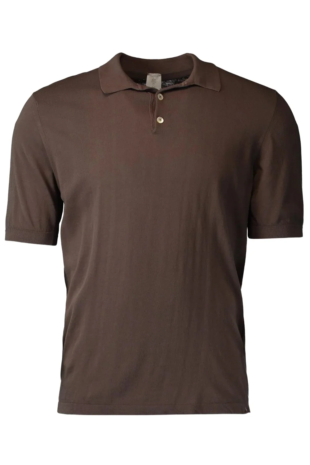 ELEVENTY Short Sleeve Polo - Clay