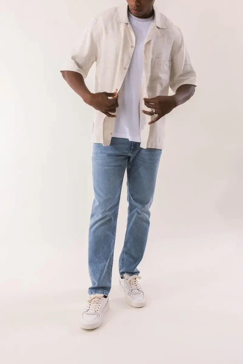ELEVENTY Short Sleeve Shirt - Sand | Thumbnail 2 ELEVENTY Short Sleeve Shirt - Sand | Thumbnail 2