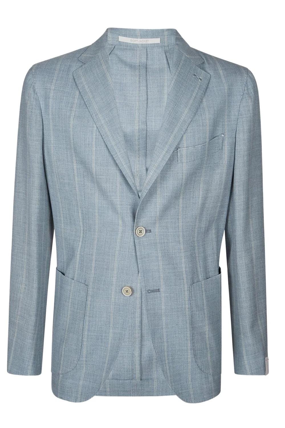 ELEVENTY Single Breasted Soft Jacket - Blue