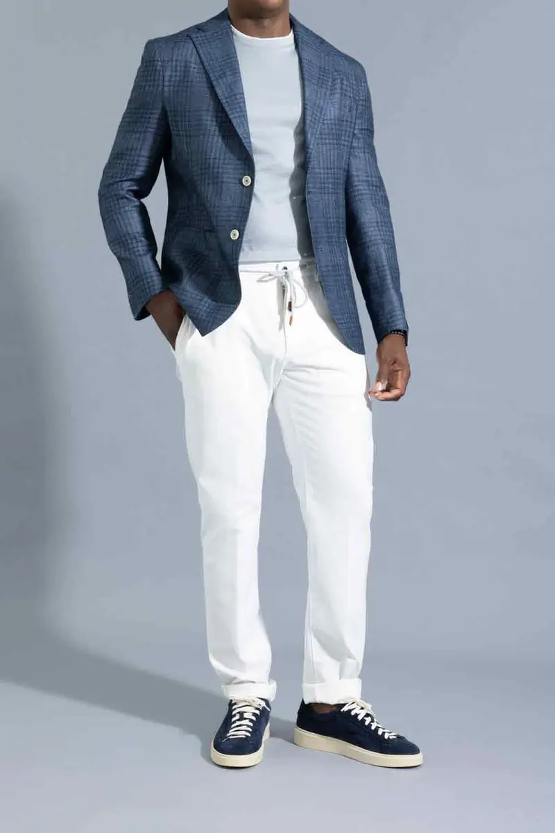 ELEVENTY Single Breasted Soft Jacket - Blue | Thumbnail 2
