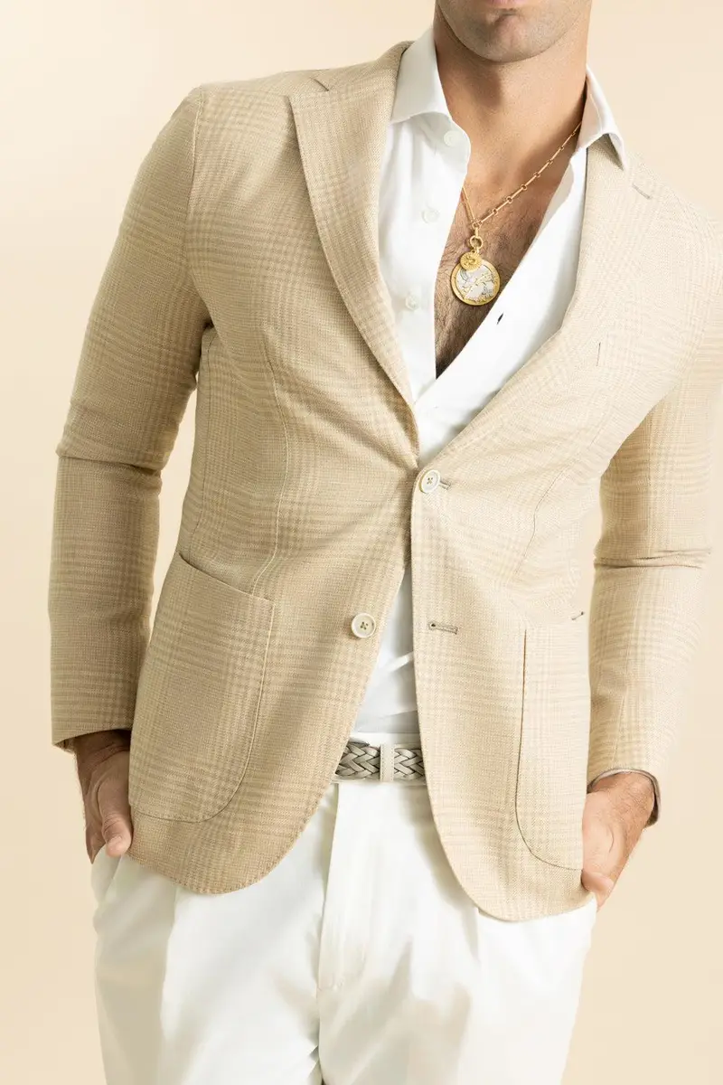 ELEVENTY Single Breasted Soft Jacket - Coriander | Thumbnail 2