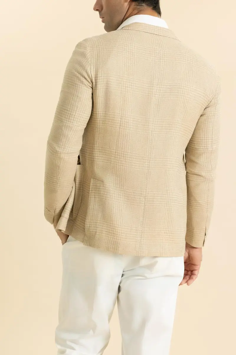 ELEVENTY Single Breasted Soft Jacket - Coriander | Thumbnail 4