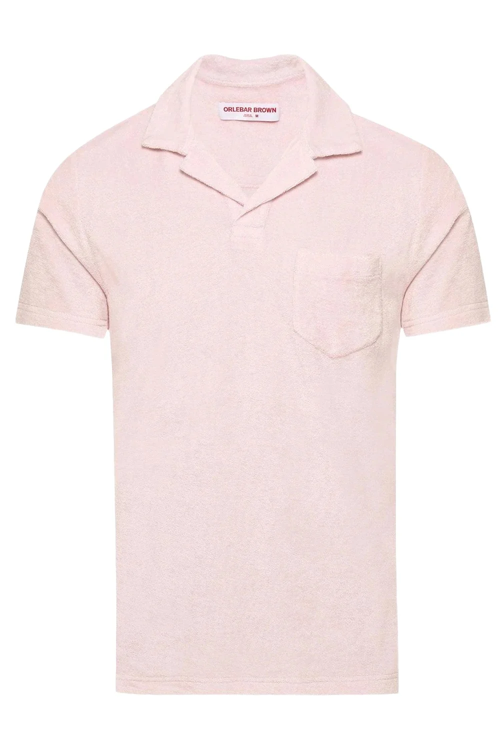 Terry Towelling Polo - Macaron Pink