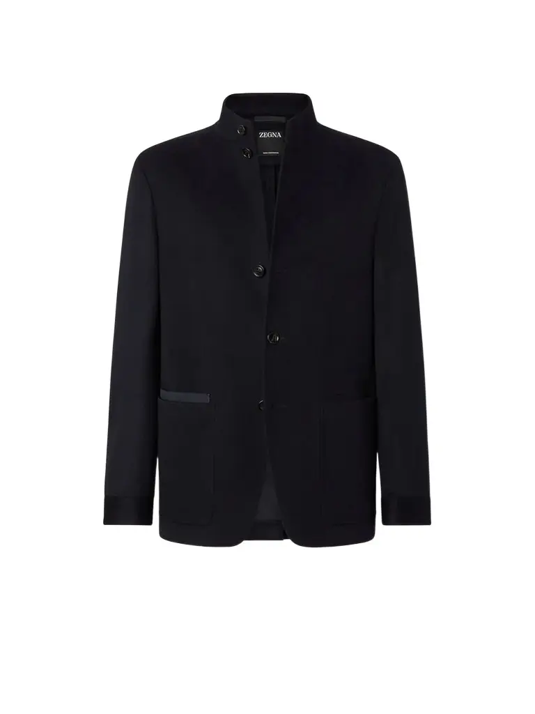 Zegna Navy Blue Oasi Cashmere Il Conte Jacket | Image 1 Zegna Navy Blue Oasi Cashmere Il Conte Jacket | Image 1