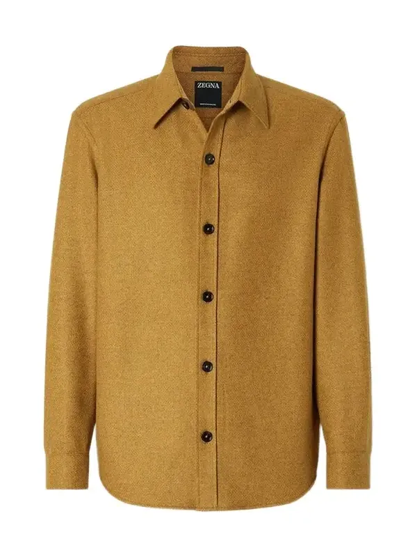 Yellow Multimélange Oasi Cashmere Overshirt