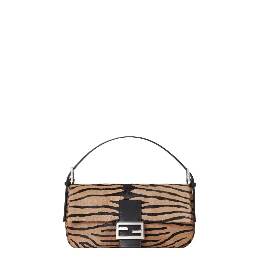 Fendi Baguette 26424 Tiger-print cavallino leather Re Edition bag | Image 1 Fendi Baguette 26424 Tiger-print cavallino leather Re Edition bag | Image 1