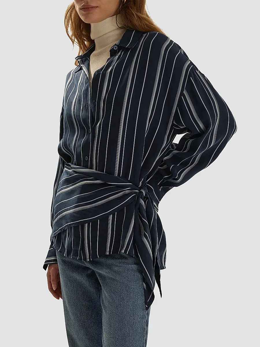 Favorite Daughter Women's The Positano Wrap Shirt | Thumbnail 5 Favorite Daughter Women's The Positano Wrap Shirt | Thumbnail 5