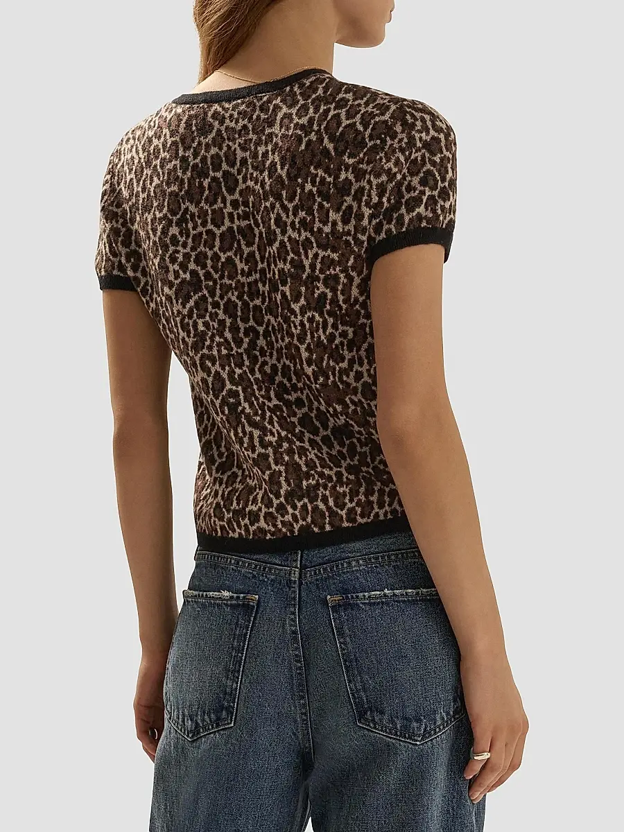 Favorite Daughter Women's The 9 To 5 Leopard-Print Cardigan | Thumbnail 5 Favorite Daughter Women's The 9 To 5 Leopard-Print Cardigan | Thumbnail 5