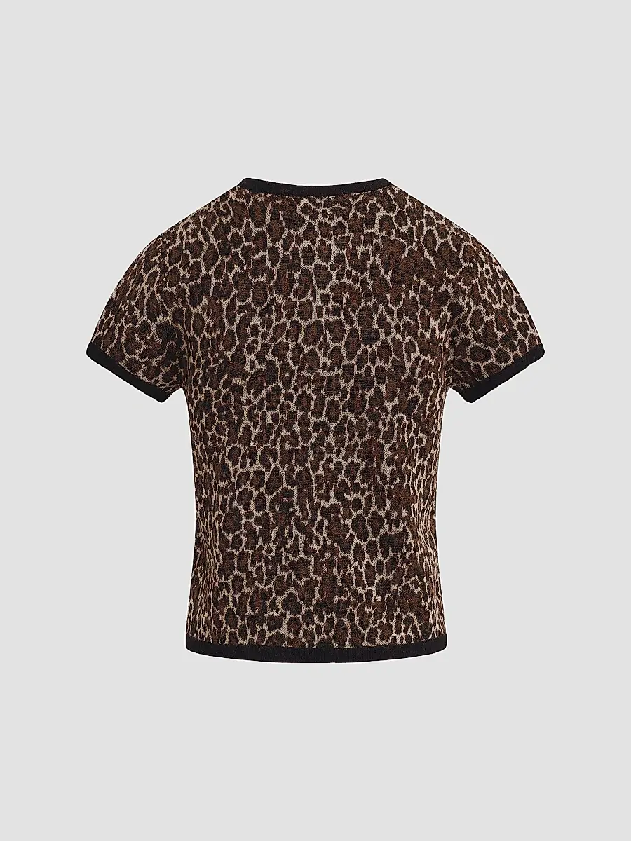 Favorite Daughter Women's The 9 To 5 Leopard-Print Cardigan | Thumbnail 6 Favorite Daughter Women's The 9 To 5 Leopard-Print Cardigan | Thumbnail 6