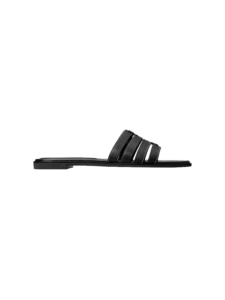 Tory Burch Women's Ines Cage Leather Slide Sandals