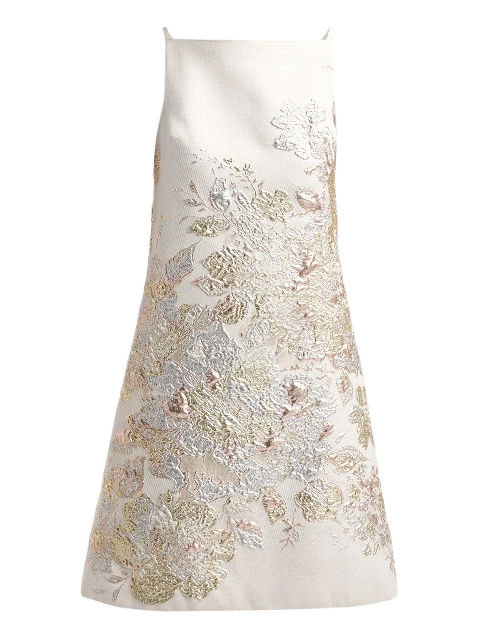 Women's Metallic Jacquard Cocktail Dress