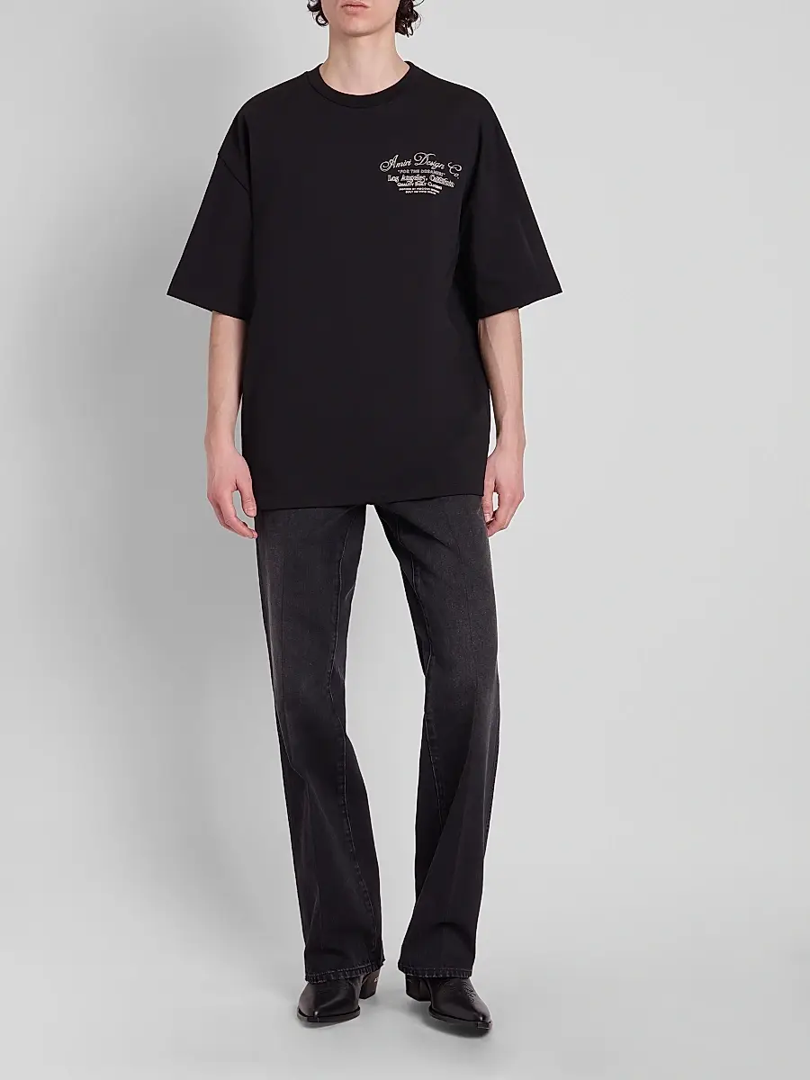 AMIRI Men's Dreamers Logo Cotton T-Shirt | Thumbnail 2