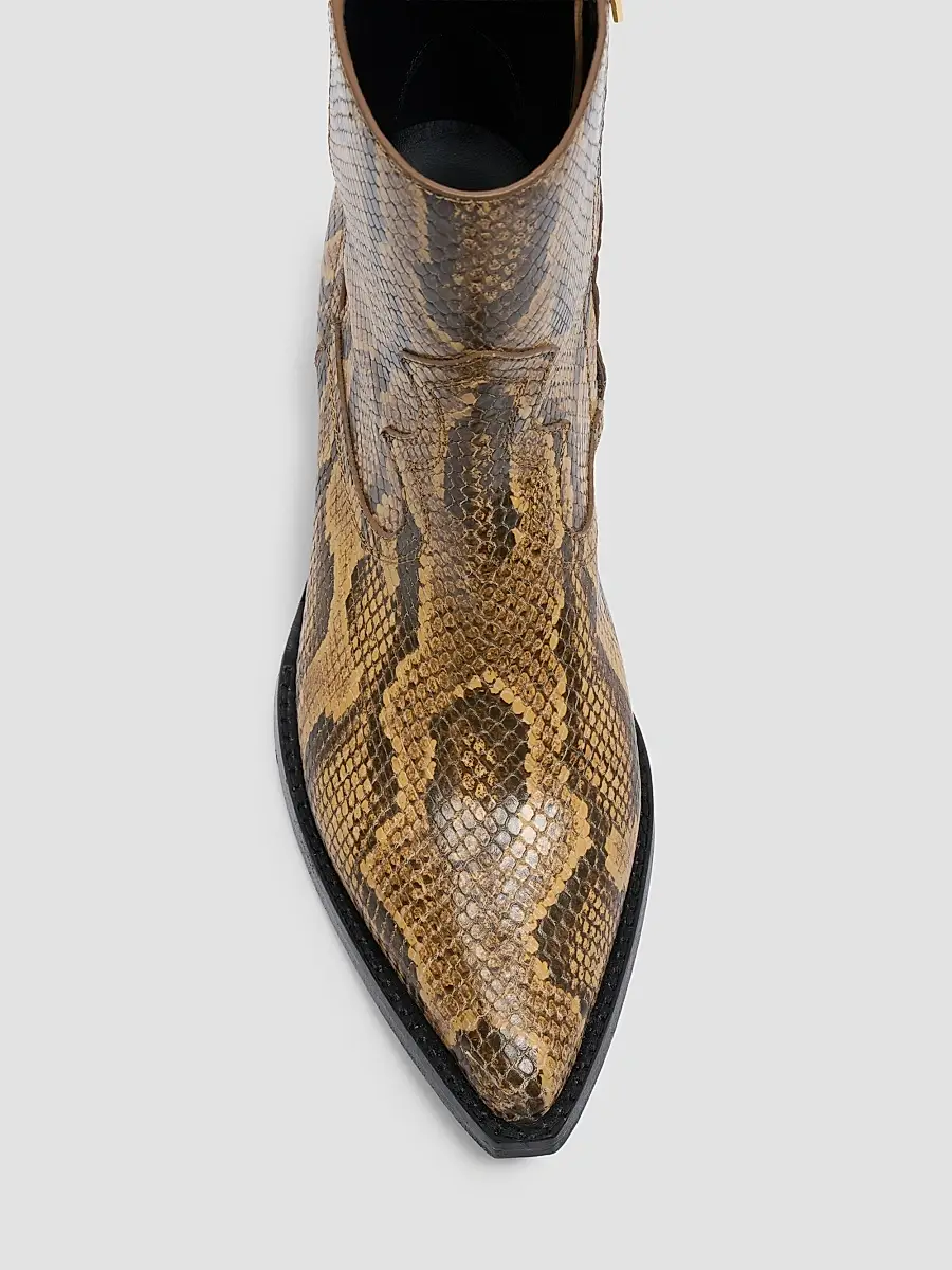 AMIRI Women's Snakeskin-Embossed Leather Ankle Boots | Thumbnail 4 AMIRI Women's Snakeskin-Embossed Leather Ankle Boots | Thumbnail 4
