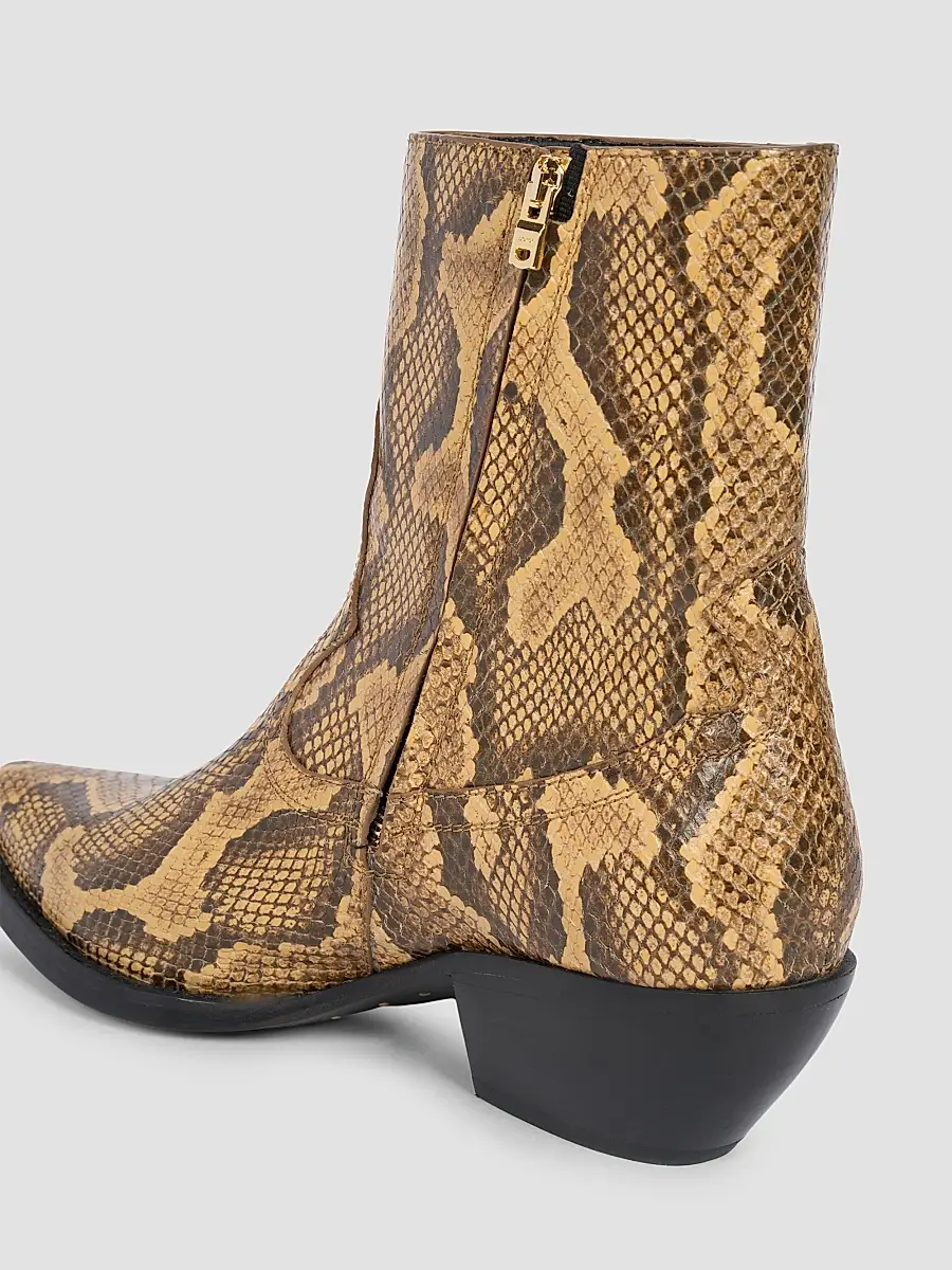 AMIRI Women's Snakeskin-Embossed Leather Ankle Boots | Thumbnail 5 AMIRI Women's Snakeskin-Embossed Leather Ankle Boots | Thumbnail 5