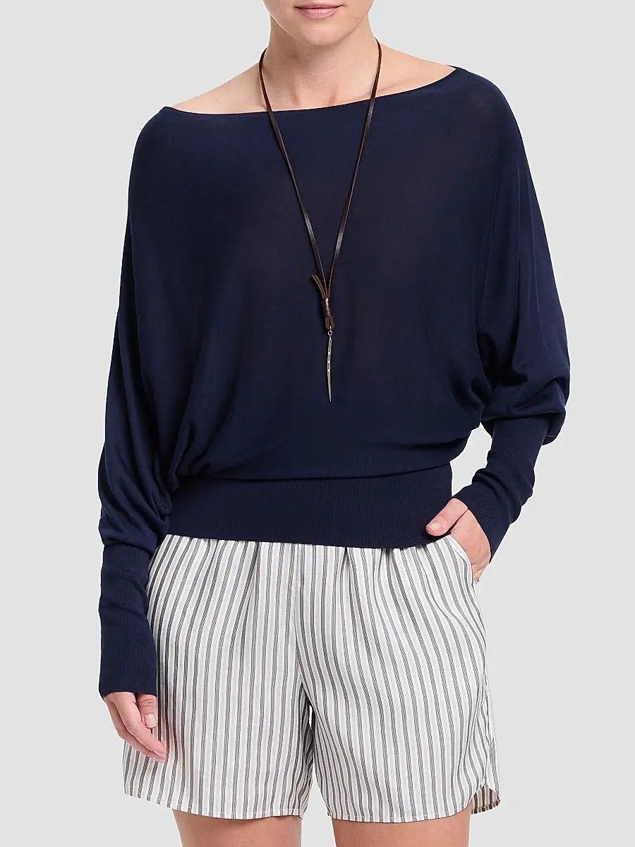 TWP Women's Landslide Mixed Hairline Striped Cotton Top | Thumbnail 4 TWP Women's Landslide Mixed Hairline Striped Cotton Top | Thumbnail 4