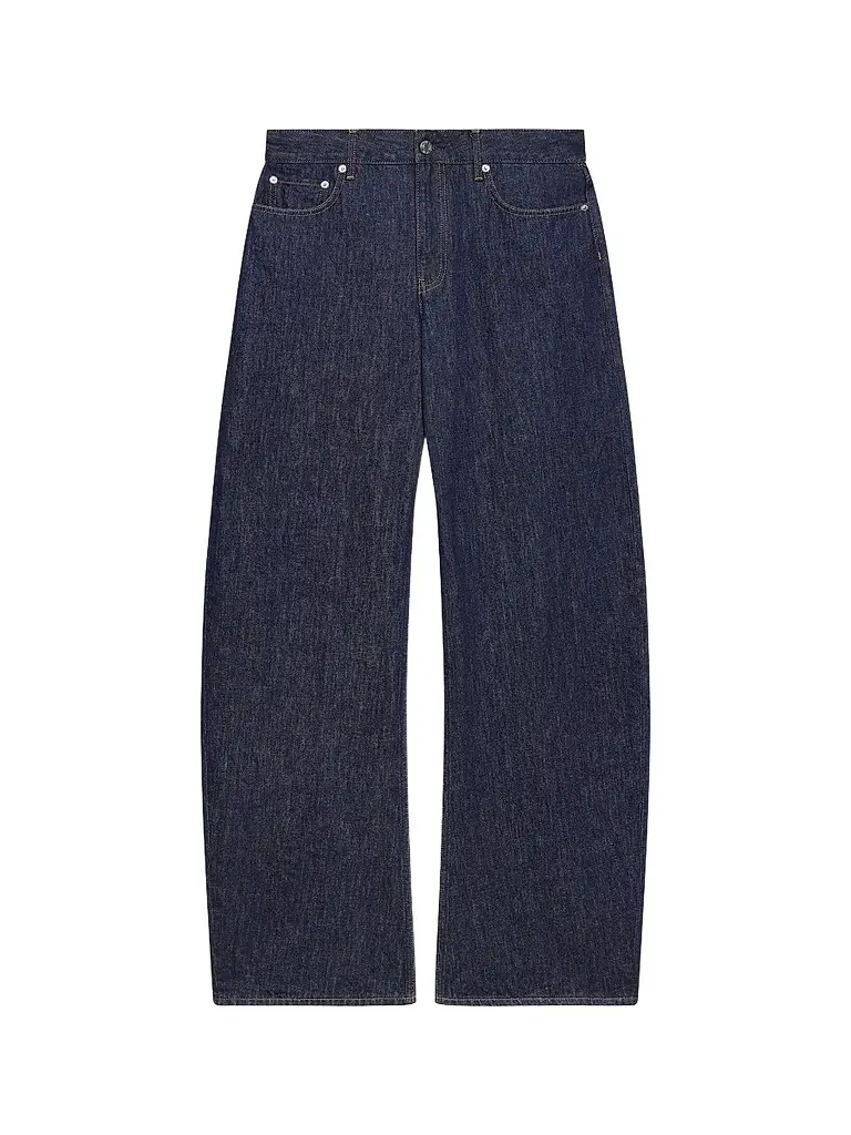 Helmut Lang Women's Saddle Cotton Barrel-Leg Jeans | Image 1 Helmut Lang Women's Saddle Cotton Barrel-Leg Jeans | Image 1