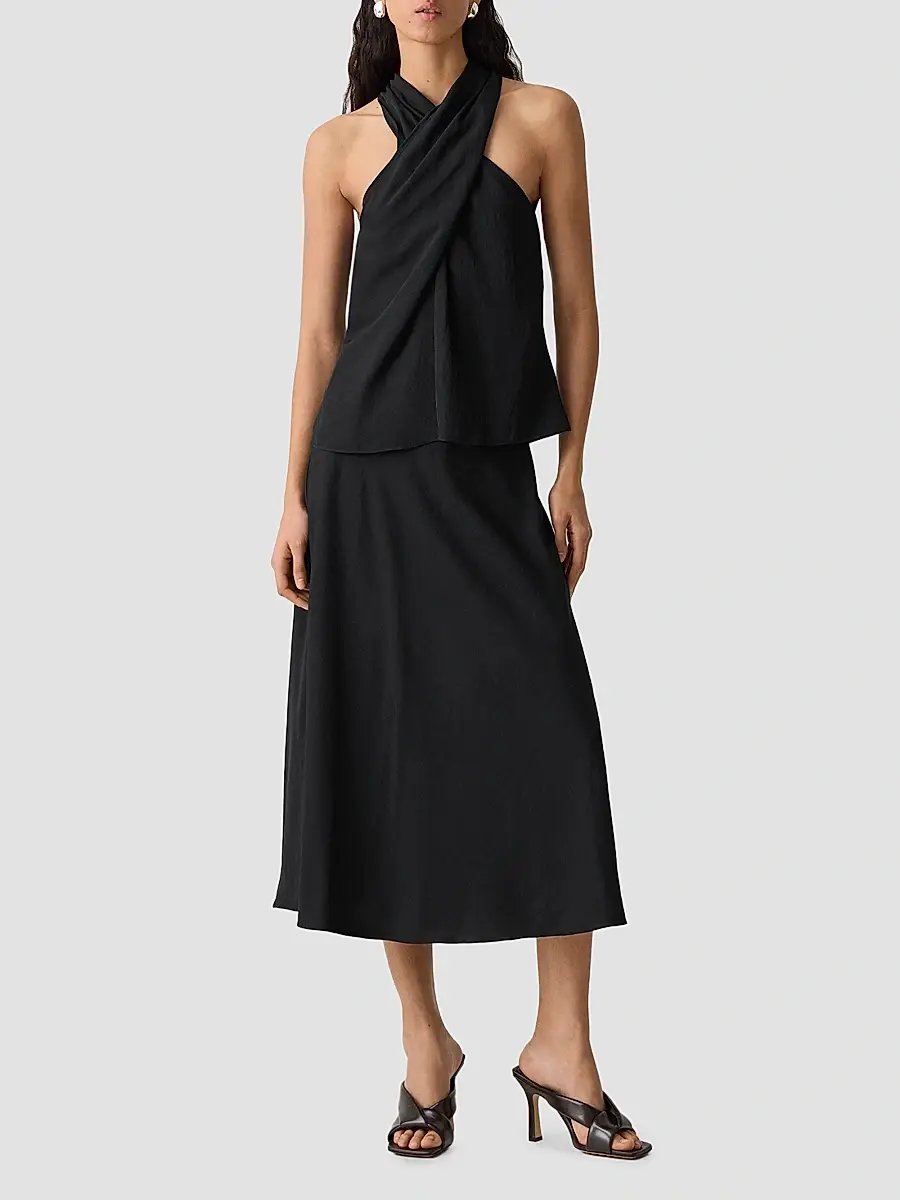Theory Women's Twist Halter Top | Thumbnail 2