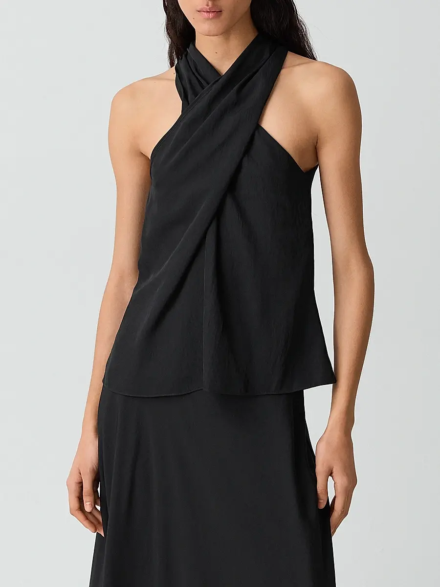 Theory Women's Twist Halter Top | Thumbnail 4