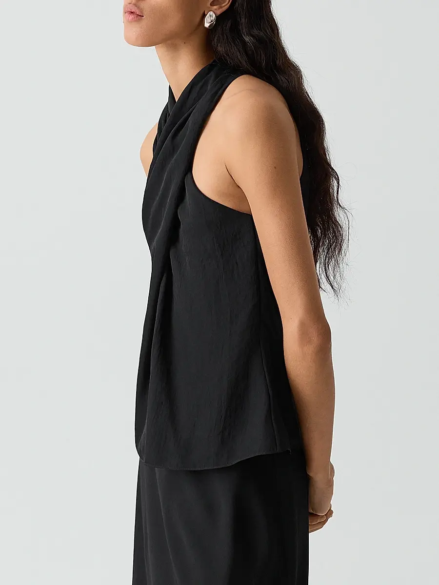 Theory Women's Twist Halter Top | Thumbnail 6