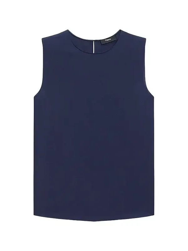 Women's Sleeveless Silk Top