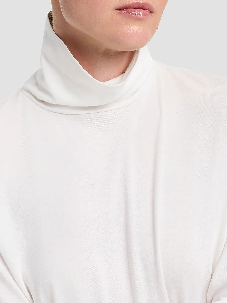 TWP Women's Abby Cotton Turtleneck Top | Thumbnail 5 TWP Women's Abby Cotton Turtleneck Top | Thumbnail 5