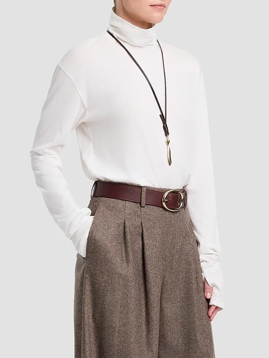 TWP Women's Abby Cotton Turtleneck Top | Thumbnail 7 TWP Women's Abby Cotton Turtleneck Top | Thumbnail 7