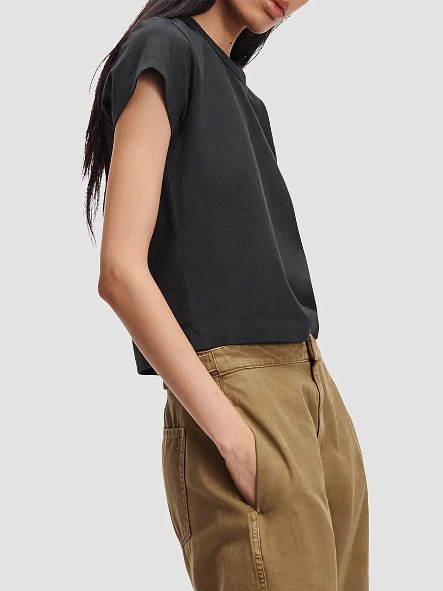 rag & bone Women's Kelly Perfect Cotton Crewneck T-Shirt | Thumbnail 5 rag & bone Women's Kelly Perfect Cotton Crewneck T-Shirt | Thumbnail 5