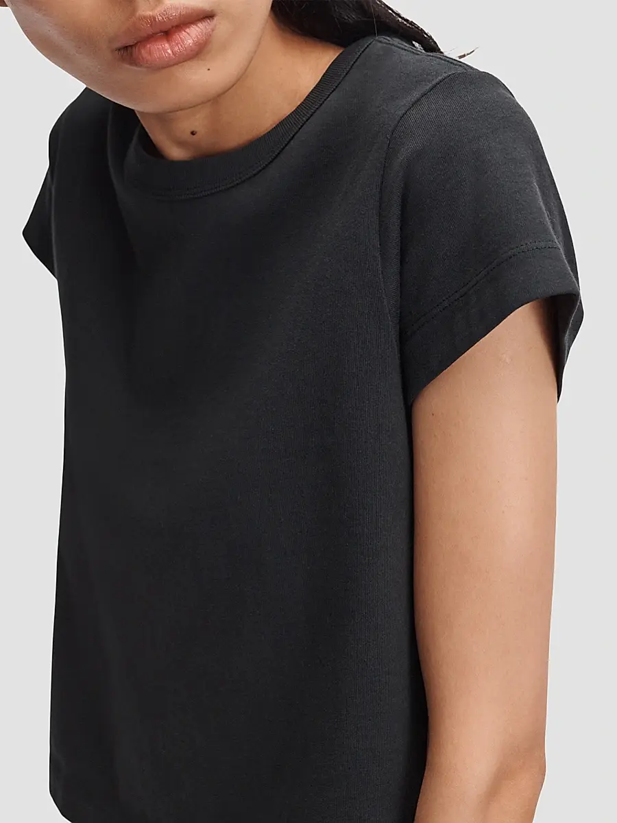 rag & bone Women's Kelly Perfect Cotton Crewneck T-Shirt | Thumbnail 6 rag & bone Women's Kelly Perfect Cotton Crewneck T-Shirt | Thumbnail 6