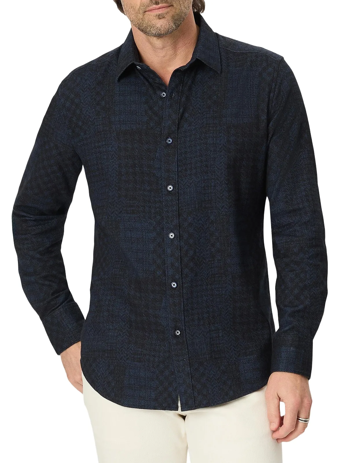 Robert Graham Men's Lawerence Plaid Woven Shirt