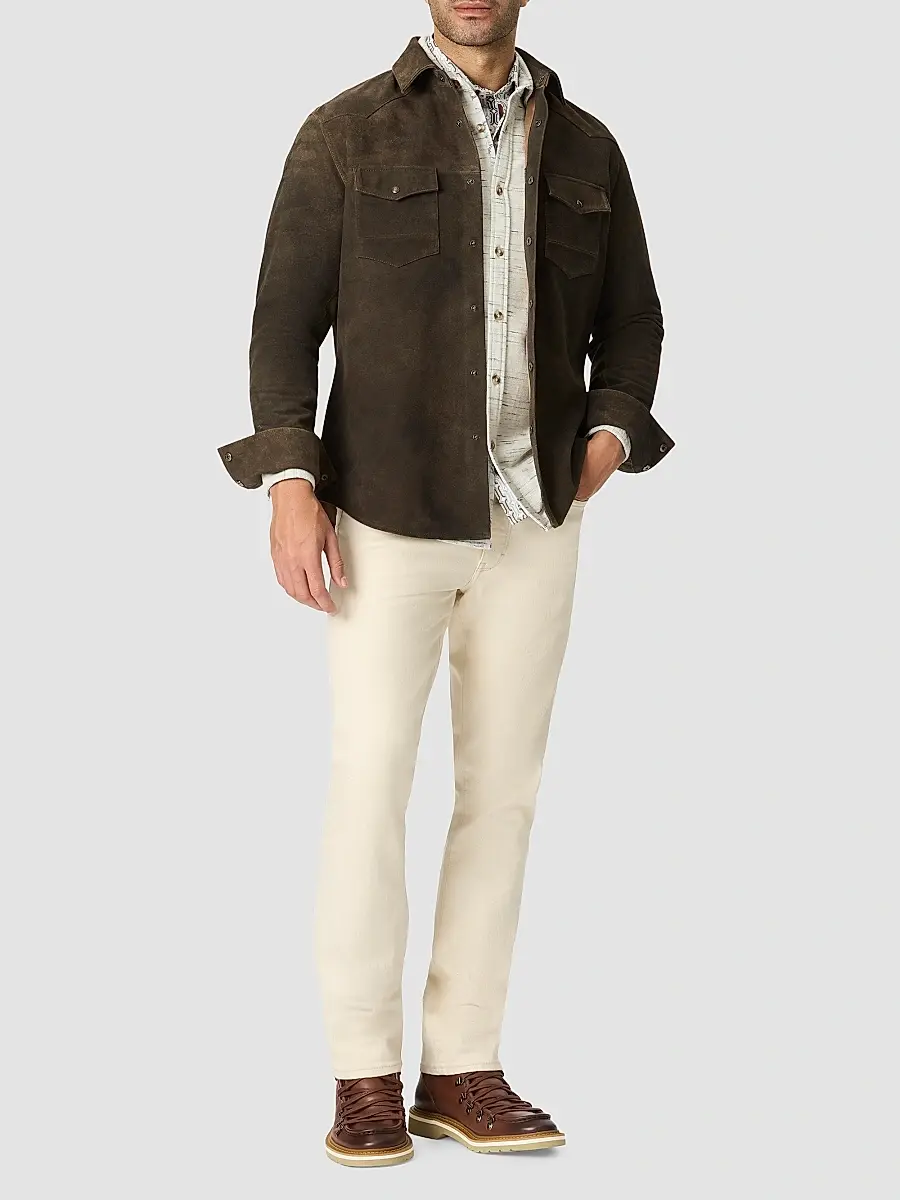 Robert Graham Men's Marstow Suede Shirt Jacket | Thumbnail 2