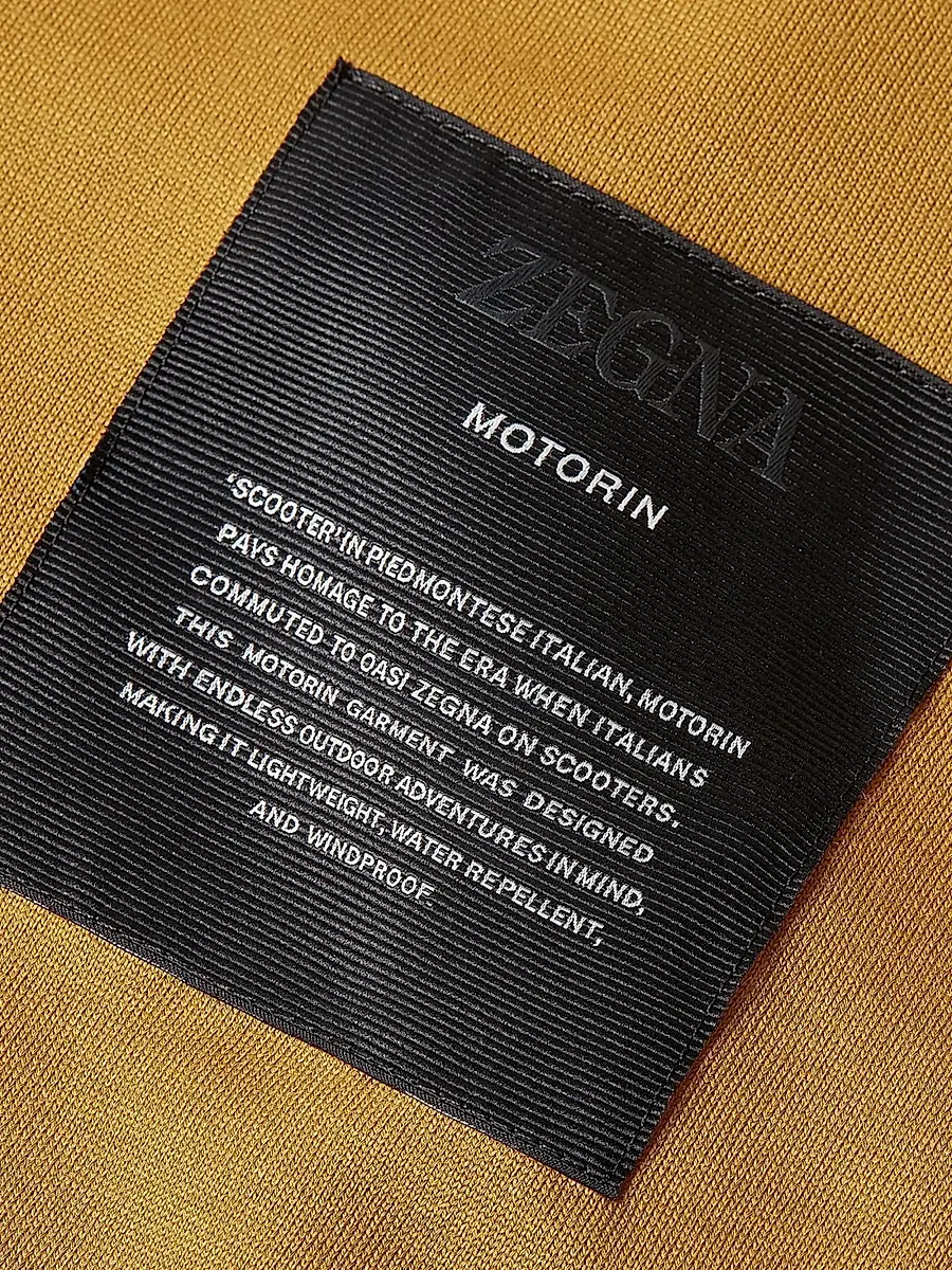 Zegna Men's Microfiber Motorin 100CC Blouson Jacket | Thumbnail 5