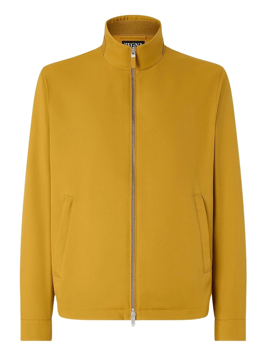 Zegna Men's Microfiber Motorin 100CC Blouson Jacket