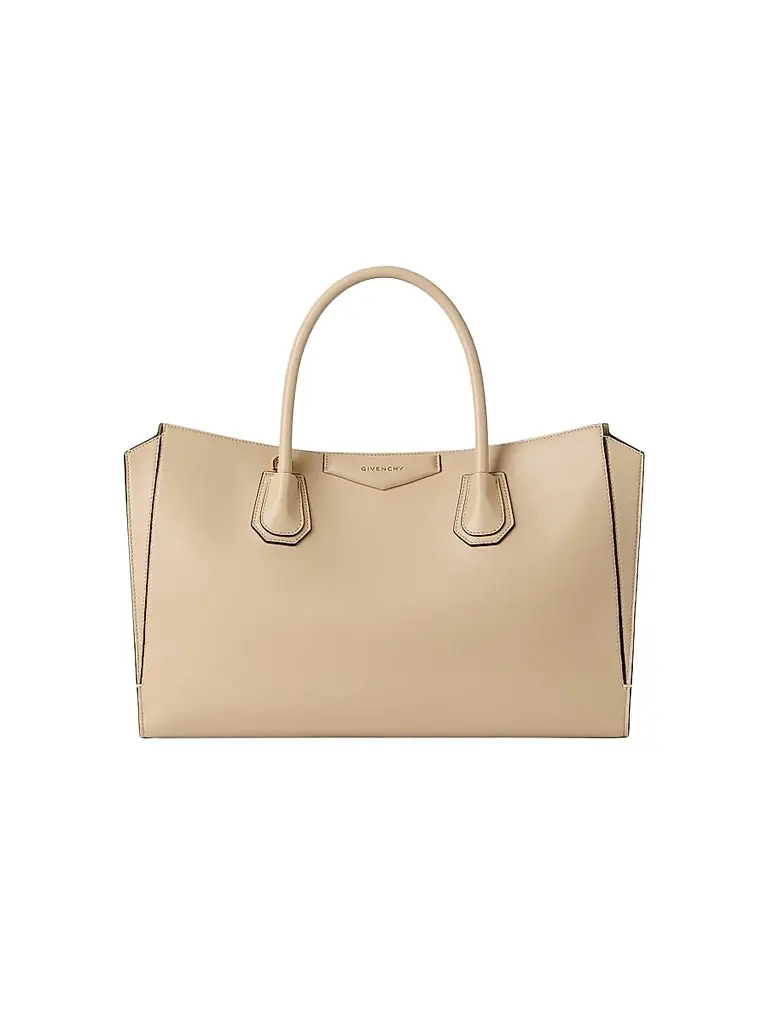 Givenchy Women's Antigona Catchall Top Handle Bag in Shiny Grained Leather - Dune | Image 1 Givenchy Women's Antigona Catchall Top Handle Bag in Shiny Grained Leather - Dune | Image 1