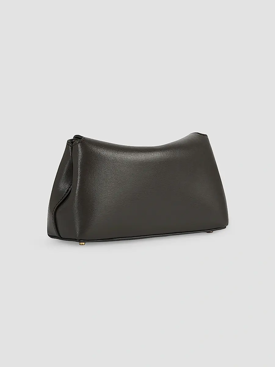 TOTEME Women's Mini T-Lock Leather Clutch | Thumbnail 2 TOTEME Women's Mini T-Lock Leather Clutch | Thumbnail 2