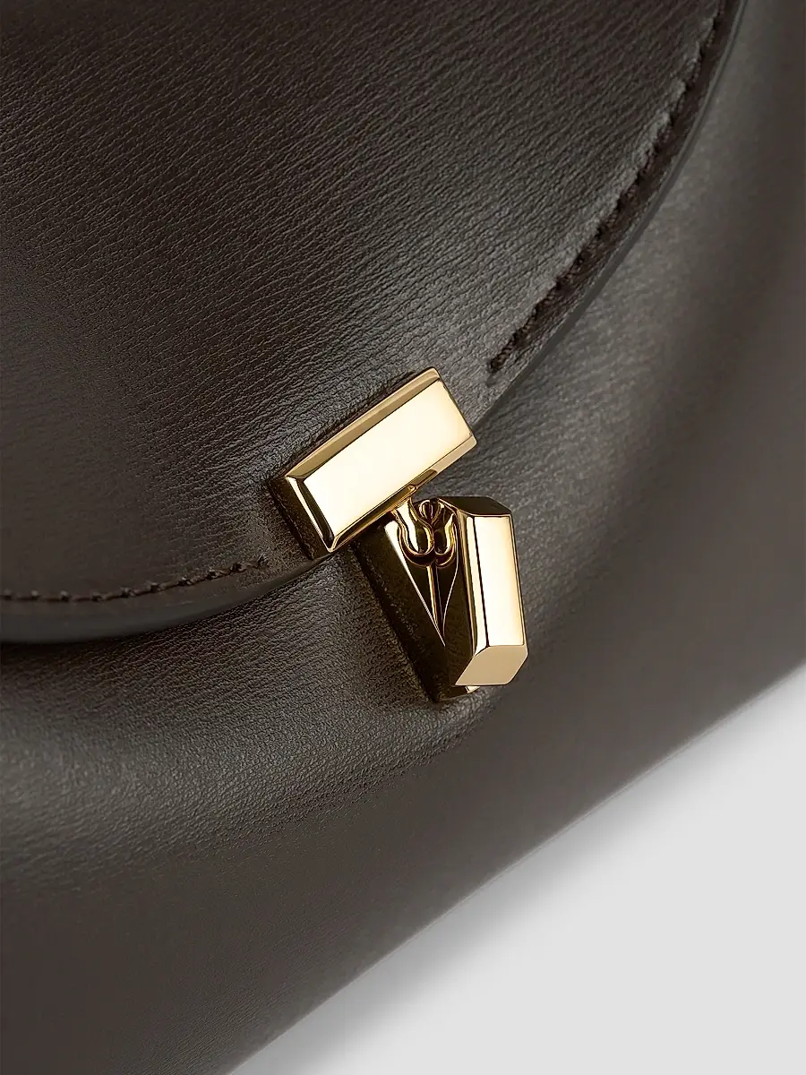 TOTEME Women's Mini T-Lock Leather Clutch | Thumbnail 4 TOTEME Women's Mini T-Lock Leather Clutch | Thumbnail 4