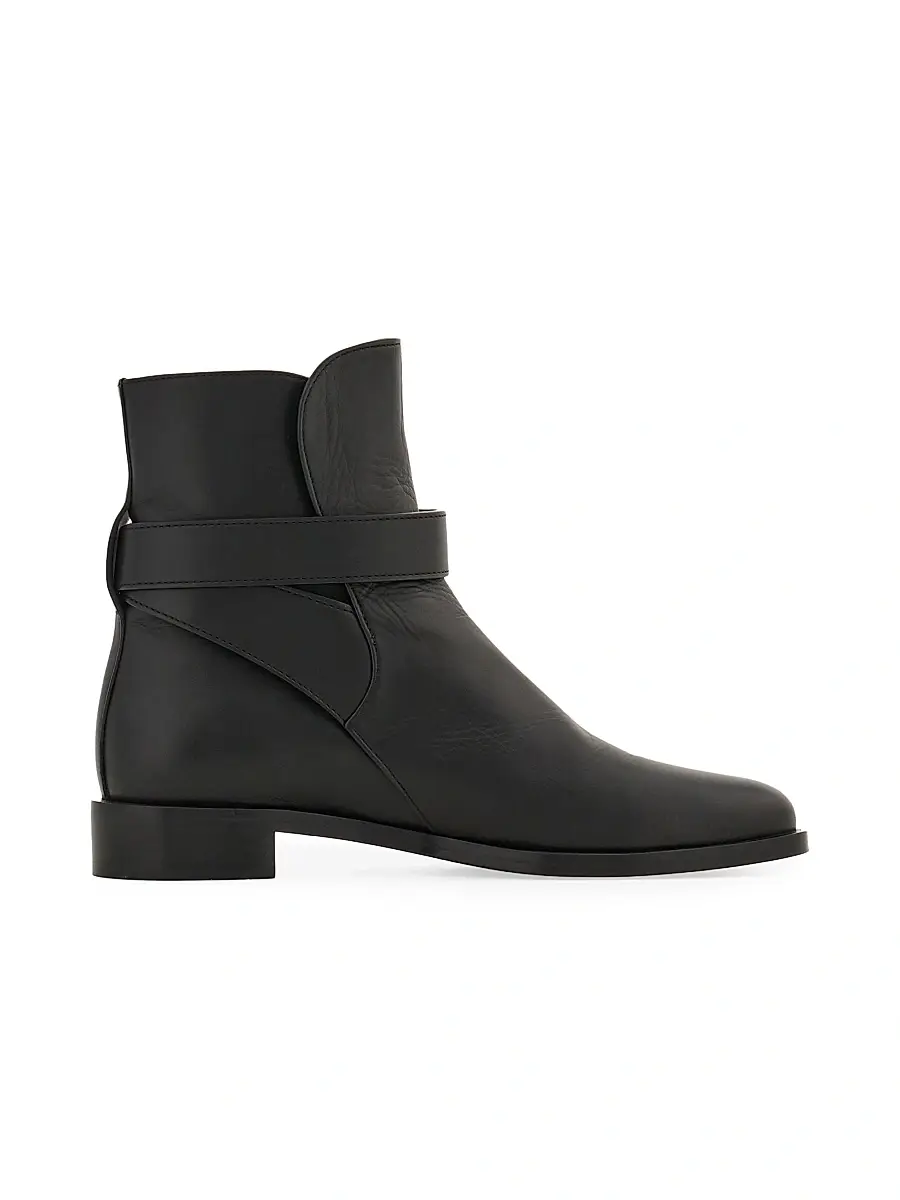 Ferragamo Women's Zanira Leather Ankle Boots | Thumbnail 6